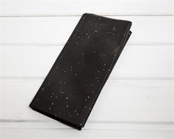 Бумага тишью, черная с цветным глиттером, 50х66 см, 10 шт. У0201040-П