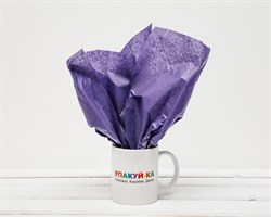 Бумага тишью, сиренево-синяя, 50х66 см, 1 лист У0201043