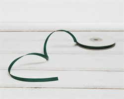 Лента атласная, 6 мм, темно-зеленая, 1 м У0520033