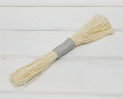 Шнур бумажный, слоновая кость, 47 м У0550013