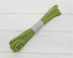 Шнур бумажный, оливковый, 47 м У0550016