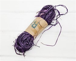 Рафия натуральная, фиолетовая, 30 гр У0560016