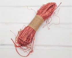 Рафия натуральная, розовая, 30 гр У0560018