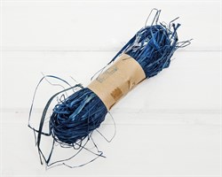Рафия натуральная, синяя, 30 гр У0560019