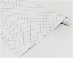 Бумага упаковочная, 70х100 см, клетка на белом, 1 лист У0203007