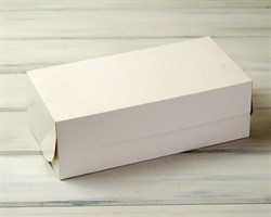 Коробка для выпечки и пирожных, 33х16х11 см, белая У0104015