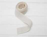Лента джутовая 50 мм, белая, 1 м У0550009