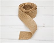 Лента джутовая 50 мм, цвет натуральный, 1 м У0550022