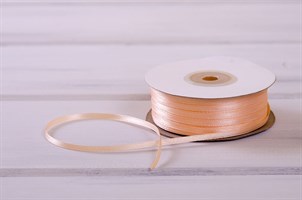 Лента атласная, 3 мм, слоновая кость, 1 м У0530004