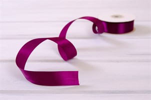 Лента атласная, 24 мм, свекольная, 1 м У0510021