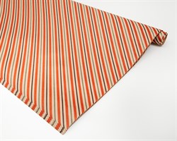 Бумага упаковочная, 70х100 см, косые полосы, крафт, 1 лист У0203005