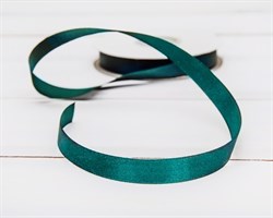 Лента атласная, 12 мм, изумрудная, 1 м У0540024