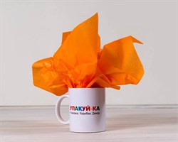 УЦЕНКА Бумага тишью, морковная, 50х66 см У0201005-УЦ