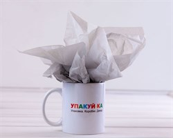 УЦЕНКА Бумага тишью, серая, 50х66 см У0201007-УЦ