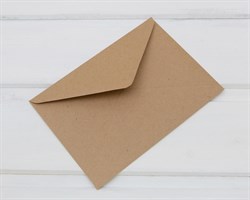 Конверт бумажный С6, 114х162 мм, крафт (декстрин) У1206006