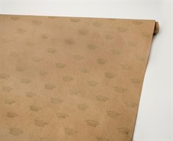 Бумага упаковочная, 70г/м2, короны, 72см х 10м, 1 рулон У0203050