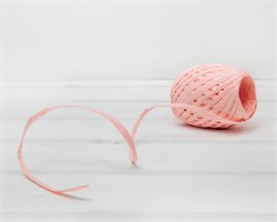 Рафия бумажная, розово-персиковая, 20 ярдов У0560021