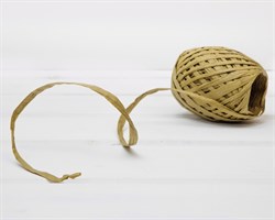 Рафия бумажная, хаки, 20 ярдов У0560026