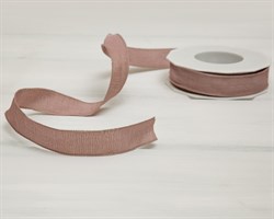 Лента с проволочным краем 25 мм, светло-лиловая, 1 м У0550031