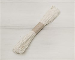 Шнур бумажный, белый, 47 м У0550027