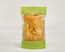 Пакет Дой-пак с zip-lock и окошком бумажный, 22,5х13,5х3,5 см, окно 14 см, зеленый У0703020