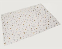 Бумага упаковочная, 50х70 см, сердца, 1 лист У0203067