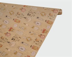 Бумага упаковочная, 40гр/м2, парфюм, 72см х 10м, 1 рулон У0203080