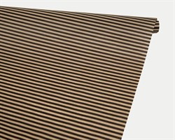 Бумага упаковочная, 40гр/м2, полосы черные, 72см х 10м, 1 рулон У0203082