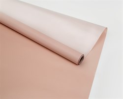 Пленка матовая, 57см х 10м, пудровая/перламутровая, двусторонняя, 1 рулон У0203110