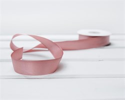 Лента атласная, 24 мм, пыльная роза, 1 м У0510013