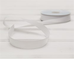 Лента репсовая, 20 мм, белая, 1 м У0507001