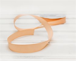 Лента репсовая, 20 мм, персиковая, 27 м У0507002-Б