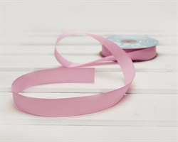 Лента репсовая, 20 мм, розовая, 27 м У0507008-Б