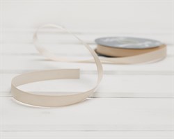 Лента репсовая, 12 мм, слоновая кость, 27 м У0508007-Б