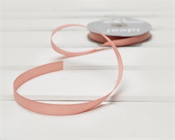 Лента репсовая, 12 мм, пудровый, 1 м У0508019