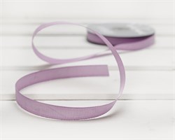 Лента репсовая, 12 мм, светло-лиловая, 27 м У0508010-Б