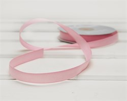 Лента репсовая, 12 мм, розовая, 27 м У0508008-Б