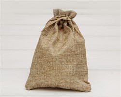 Мешочек подарочный из холщи, 14х20 см, цвет натуральный, 1 шт. У1601008
