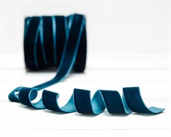 Лента бархатная, 20 мм, изумрудная, 1 м У0513004