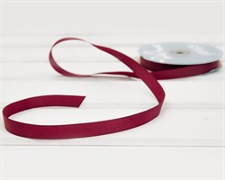 Лента репсовая, 12 мм, темно-сливовая, 27 м У0508016-Б