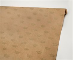 Бумага упаковочная, 40гр/м2, короны, 72см х 10м, 1 рулон У0203101