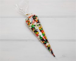 Пакет-морковка (треугольный) со скрутиками, 18х37 см, 100 шт. У0303008