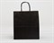 УЦЕНКА Крафт пакет бумажный, 31х28х14 см, с кручеными ручками, черный У0703024-УЦ - фото 11485