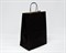Пакет бумажный, 35х26х15 см, с кручеными ручками, черный У0701024 - фото 13344