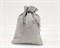 УЦЕНКА Мешочек подарочный из холщи, 14х20 см, серый, 1 шт. У1601012-УЦ - фото 14209