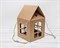 Коробка декоративная Домик с ручками и окошками, 20х20х32 см У0109013 - фото 5829