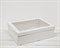 Коробка с окошком, 40х30х12 см, крышка-дно, белая У0102081 - фото 6609