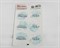 Наклейки «Ручная работа» в голубом, круглые, d=4 см, лист 6 шт. У1201012 - фото 8648